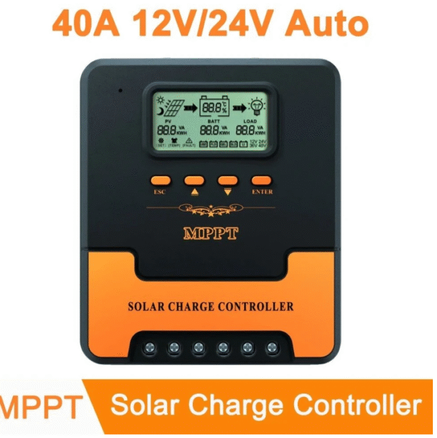 12V-24V Auto MPPT Solar Charge Controller -10A, 20A, 30A, 40A, 50A, 60A Smart PV Regulator, Lithium Lead Acid Battery Charger - Image 4