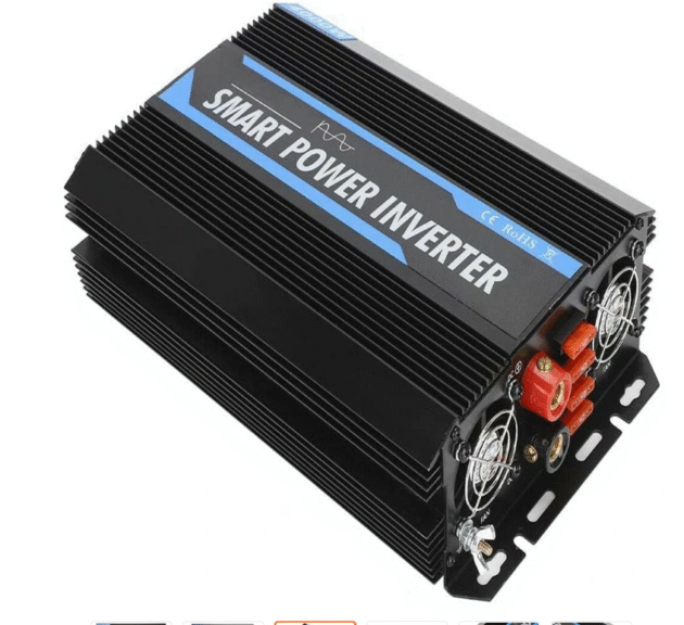 6000W Pure Sine Wave Power Inverter Vehicle DC12-AC220V with Cooling System 12V - Image 3