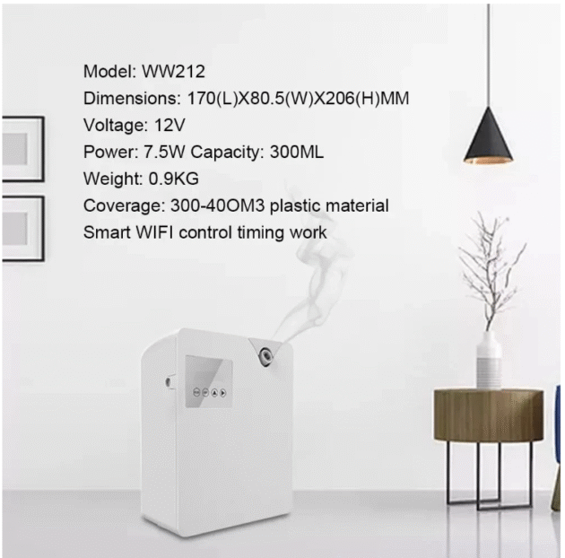 Bluetooth Smart Scent Diffuser Hotel Air Freshener Scent Diffuser Cover 300mL for Home Scent Dispenser Electronic Scent Coverage Main Image 8