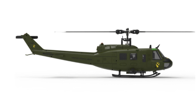 Eachine E190 134 UH-1 HUEY Scale 2.4G 6CH Altitude Hold Optical Flow Positioning Dual Brushless Motor RC Helicopter Main Image 5