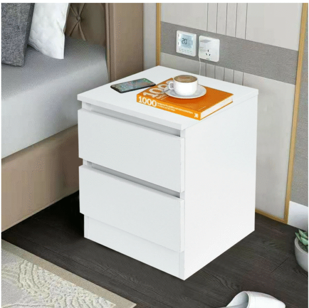 File Cabinets Chest Of Drawers - Nightstands Wardrobe Bedside Table Desk Storage With 2 Layer - Image 5