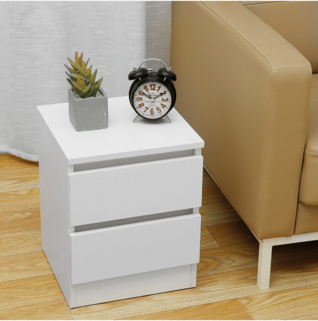 File Cabinets Chest Of Drawers - Nightstands Wardrobe Bedside Table Desk Storage With 2 Layer - Image 6