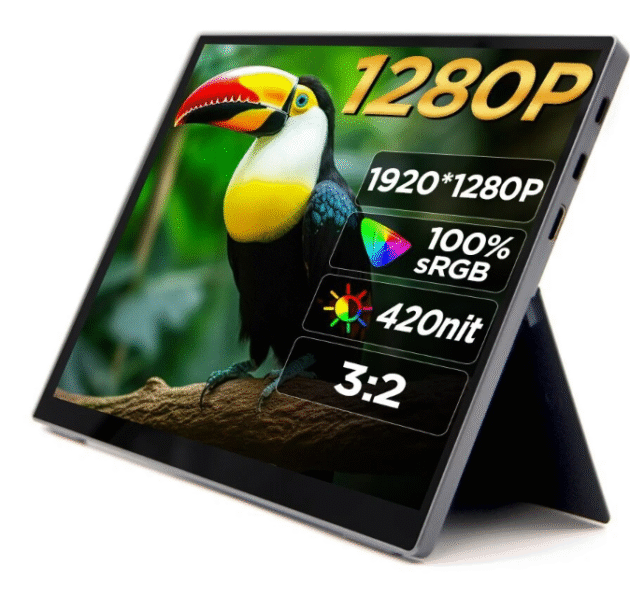 HAILESI 10.5 Inch FHD 1280P Portable Monitor Main Image