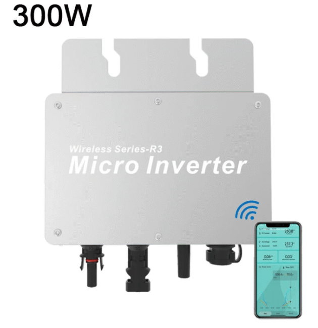 IPRee WVC-300/600/700W Wifi Version Solar On Grid Inverter AC110V ~230V IP65 Waterproof Grid Tie with Pure Sine Wave for Solar Power System - Image 5