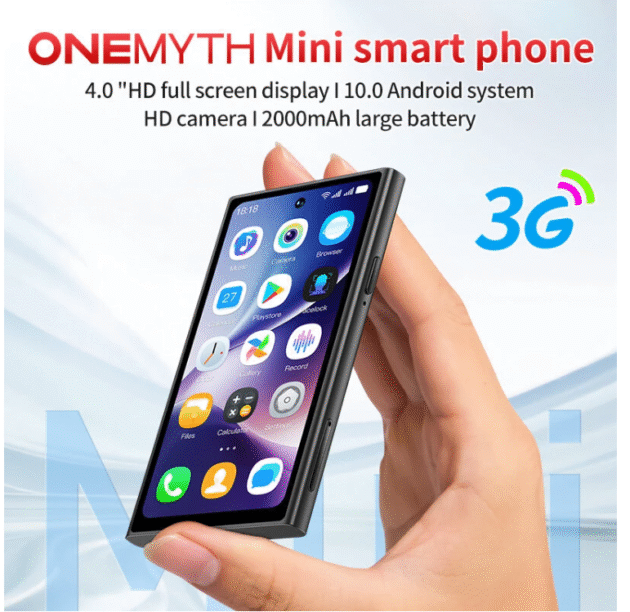 ONEMYTH S25 Pro 5MP HD Camera 2GB RAM 16GB ROM Mini 4.0 Inch Dual SIM Card 2000mAh Android 10.0 Facial Recognition 3G Rugged Smartphone - Image 5
