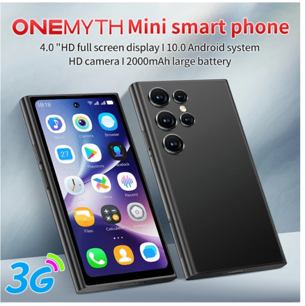 ONEMYTH S25 Pro 5MP HD Camera 2GB RAM 16GB ROM Mini 4.0 Inch Dual SIM Card 2000mAh Android 10.0 Facial Recognition 3G Rugged Smartphone Image 2