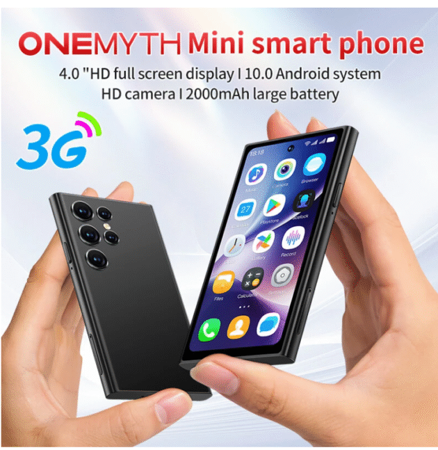 ONEMYTH S25 Pro 5MP HD Camera 2GB RAM 16GB ROM Mini 4.0 Inch Dual SIM Card 2000mAh Android 10.0 Facial Recognition 3G Rugged Smartphone Image 4