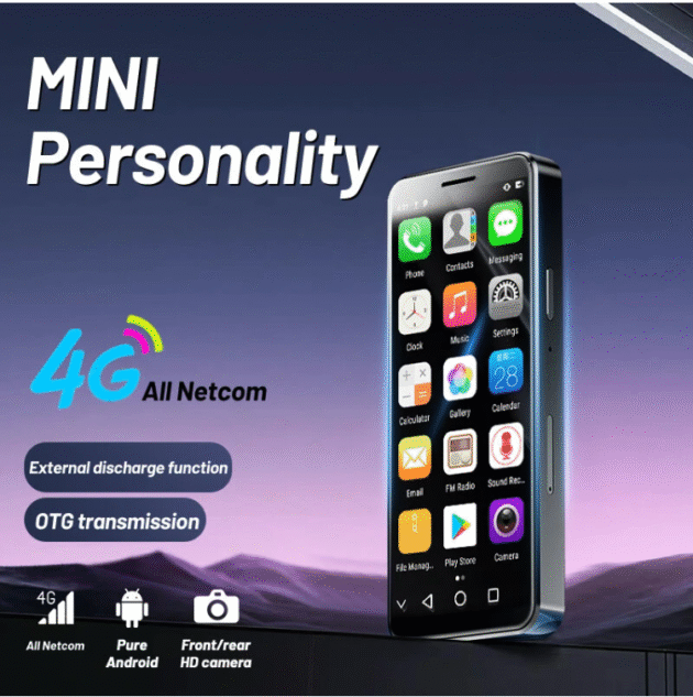 SOYES XS16 Pro Mini 4G 4GB128GB 4 Inch 5MP Camera Face Unlock OTG 2100mAh Android Image 4