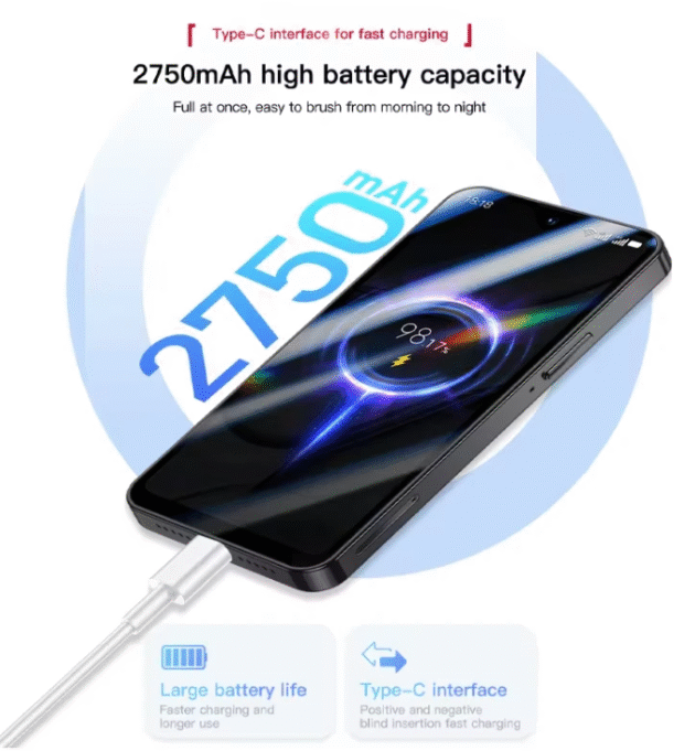 SOYES XS18 Pro Max Mini 4G 4.3 inch 2GB 16GB 13MP Camera Face Unlock Android 8.1 OTG 2750mAh Quad Core Mobile Phone - Image 3