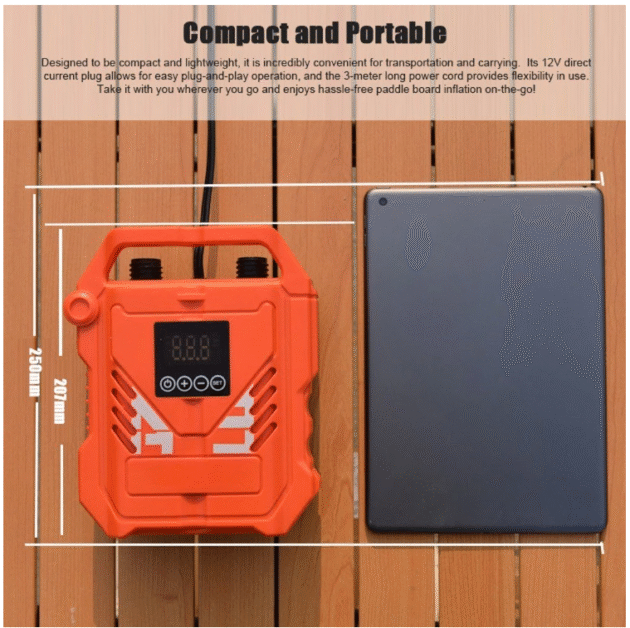 WaveRite 22PSI High Pressure Paddle Board Pump Image 6