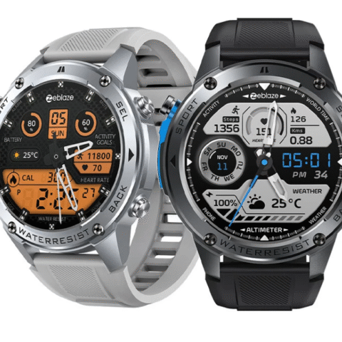 Zeblaze Stratos 2 Ultra 1.43 HD AMOLED GPS 10 ATM Waterproof Barometric Altimeter Compass System Health Management Ultimate Outdoor Smart Watch Main Image
