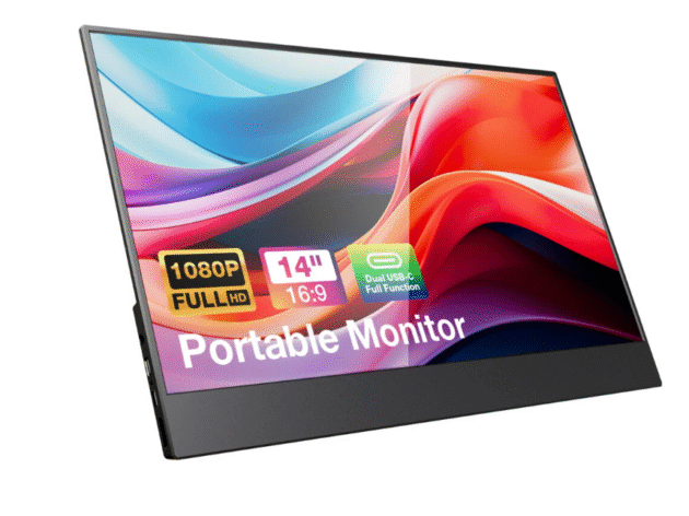 BlitzWolf PCM3-AIR 14 Inch FHD Portable Monitor 1080P Dual USB-C Full Function Computer Monitor Only 560g Image 2