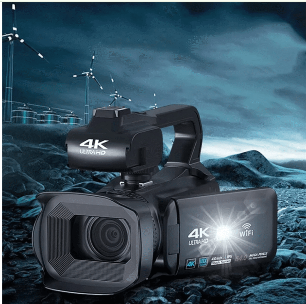 KOMERY RX200 4K 64MP WiFi 18X Digital Zoom Handheld Digital Camcorders Camera - 4.0 inch Touch Screen Cameras with 2.4G Remote Control for Meeting Conference Marriage Celebrating AF Function - Image 3