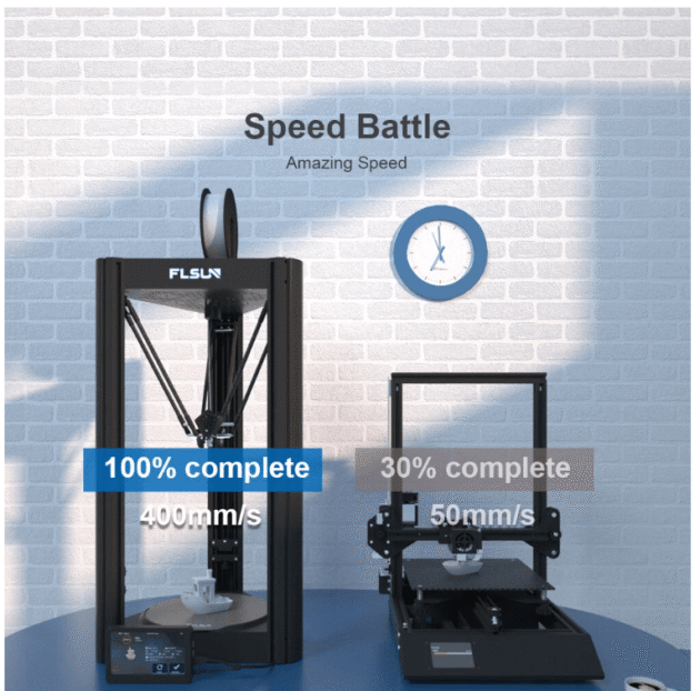 [EU/US/AU Direct] Flsun V400 Triple Speed 400㎜/s 3D Printer - Ø300*410 Print Size with Klipper Pre-installed/Dual Gear Extruder/7" Interactive Screen - Image 3