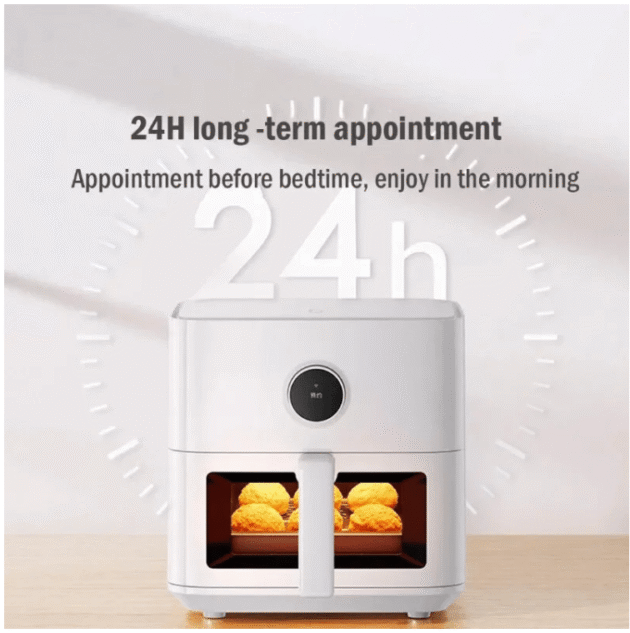 XIAOMI Mijia Smart Air Fryer - 5.5L Home Smokeless Electric Oven Visible Capacity Multifunctional Oil-Free Oven - Image 5