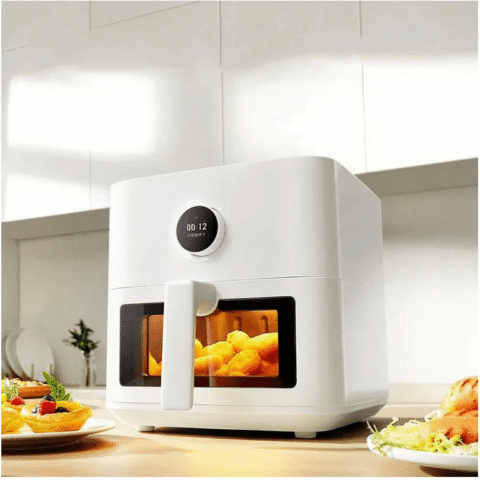 XIAOMI Mijia Smart Air Fryer - 5.5L Home Smokeless Electric Oven Visible Capacity Multifunctional Oil-Free Oven