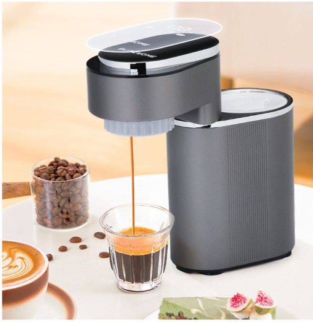 BLITZHOME® C180 Mini Coffee Machine - Portable Espresso Maker 15Bar Pressure Hot/Cold Extraction Easy Cleaning for Home Office & Travel - Image 4