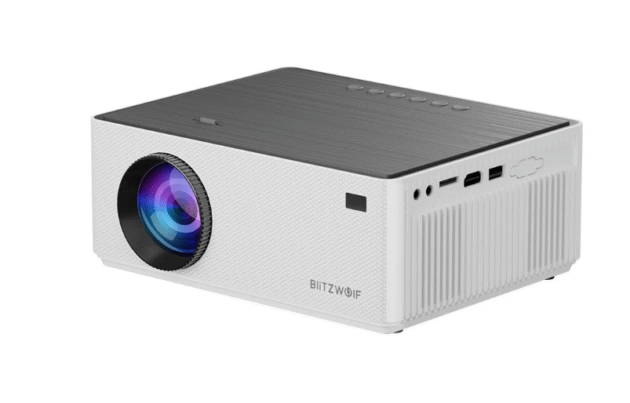 BlitzWolf®BW-V8 FHD Projector - LCD LED Android 11.0 OS 480ANSI Lumens 4D Keystone Correction Dual-5G WIFI 4K Decoding Digital Zoom Mini Portable Projector Outdoor Movie - Image 4