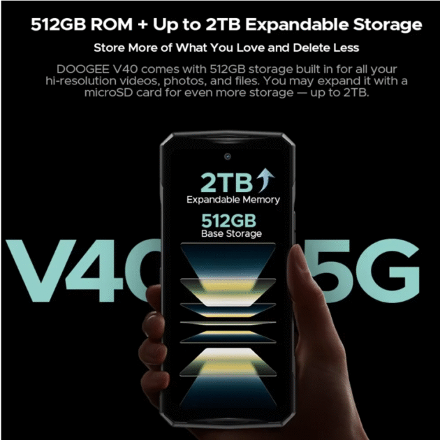 DOOGEE V40 5G 32GB 512GB 108MP Quad Camera Phone Image 6
