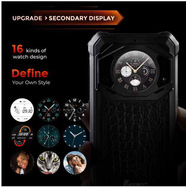 FOSSiBOT F101 Pro Dual Display 15GB 128GB 10600mAh 24MP Camera Phone 4
