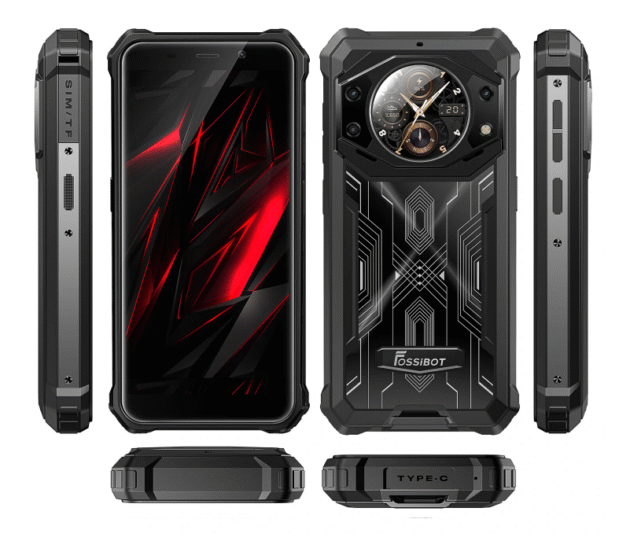 FOSSiBOT F101 Pro Dual Display 15GB 128GB 10600mAh 24MP Camera Phone 8