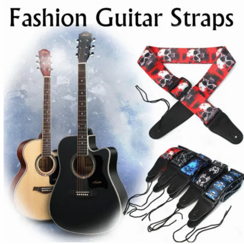 Guitar Strap Polyester Belt Image 1
