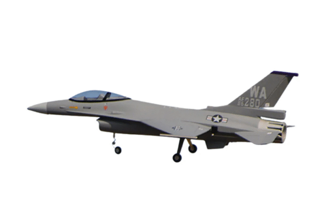 HOOKLL F16 Fighting Falcon 710mm Wingspan Main Image 5