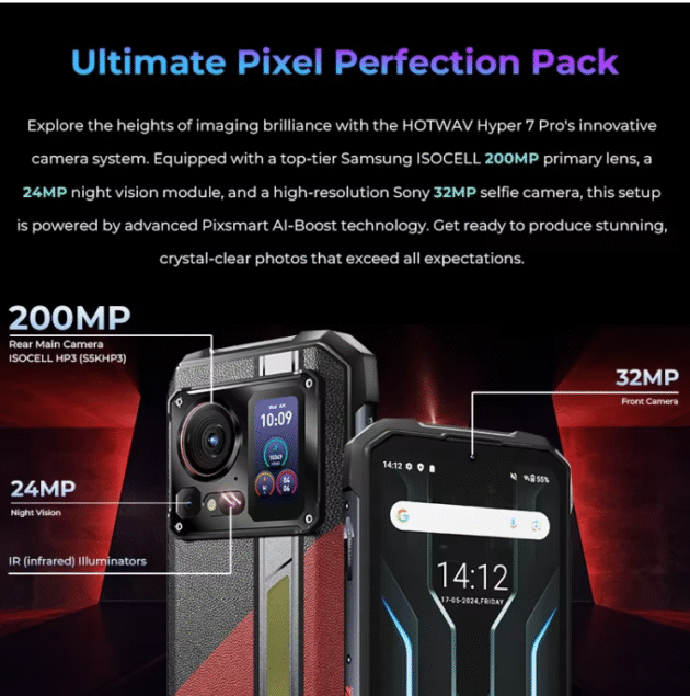 HOTWAV Hyper 7 Pro 5G Dual Display Phone 4