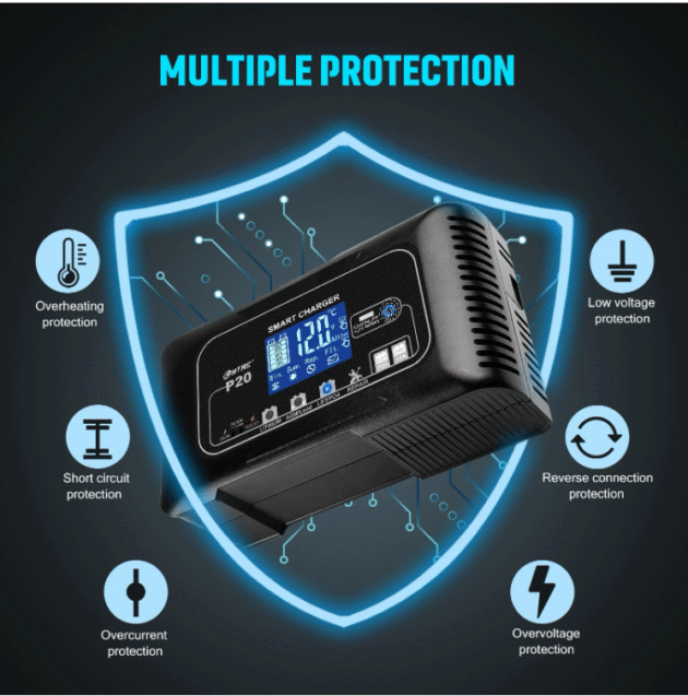 HTRC 15A20A Smart Battery Charger Main Image 8