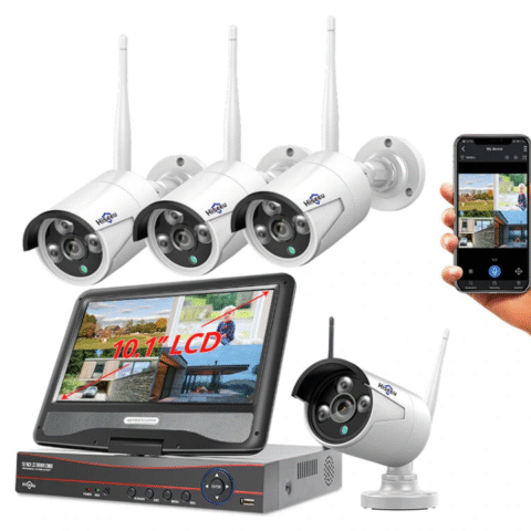 Hiseeu 4HB615 4HB613 5M 3MP 8CH NVR Security Cameras Main Image