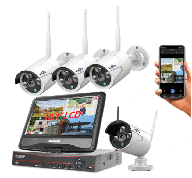 Hiseeu 4HB615 4HB613 5M 3MP 8CH NVR Security Cameras Main Image