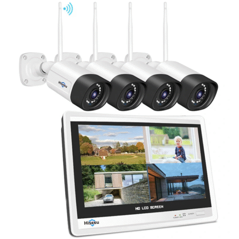 Hiseeu 8WK-12V-4HB315 5MP 8CH Wireless Security Camera Main Image