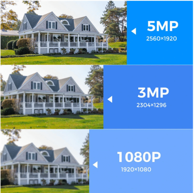 Hiseeu 8WK-4HBC25 Wireless Camera Security System Kit 5MP 5X Digital PTZ 4CH Outdoor CCTV Camera Set 2 way audio IP66 Video Surveillance for Home Safety - Image 2