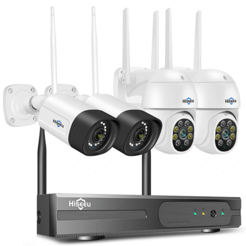 Hiseeu 8WK-4HBC25 Wireless Camera Security System Main Image