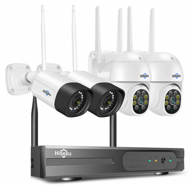 Hiseeu 8WK-4HBC25 Wireless Camera Security System Main Image