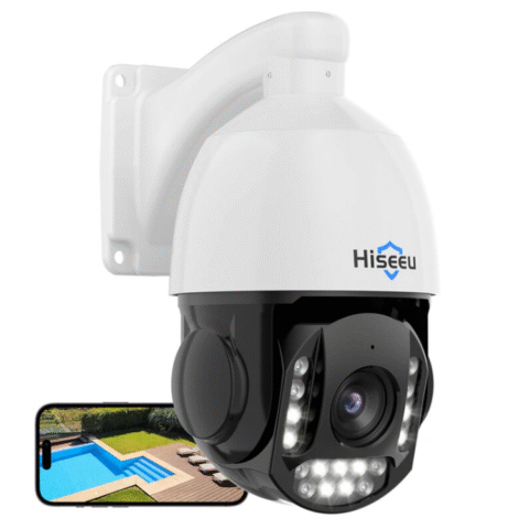 Hiseeu HD185-PZ 4K 8MP 30X Optical Zoom PTZ PoE Security Caamera Main Image