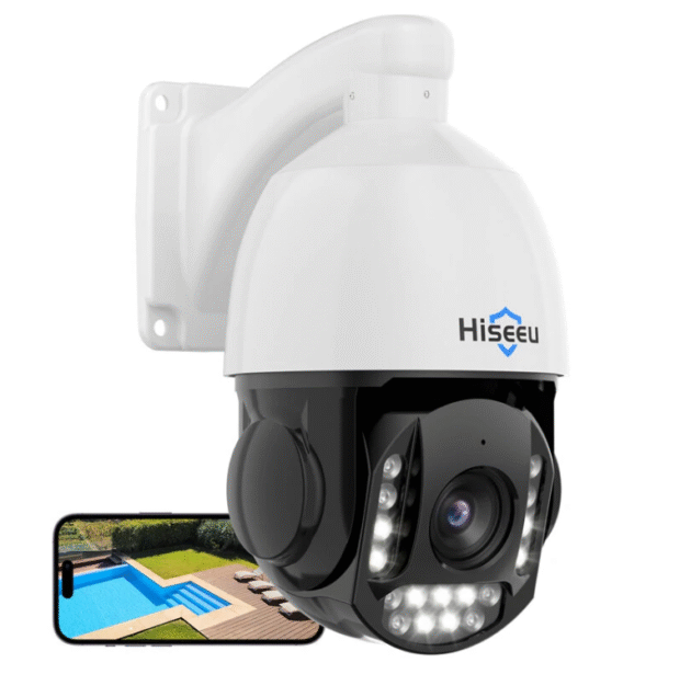 Hiseeu HD185-PZ 4K 8MP 30X Optical Zoom PTZ PoE Security Caamera Main Image