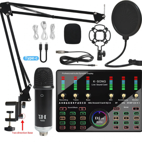 Microphone Sound Recording Microphone Kit Image 1