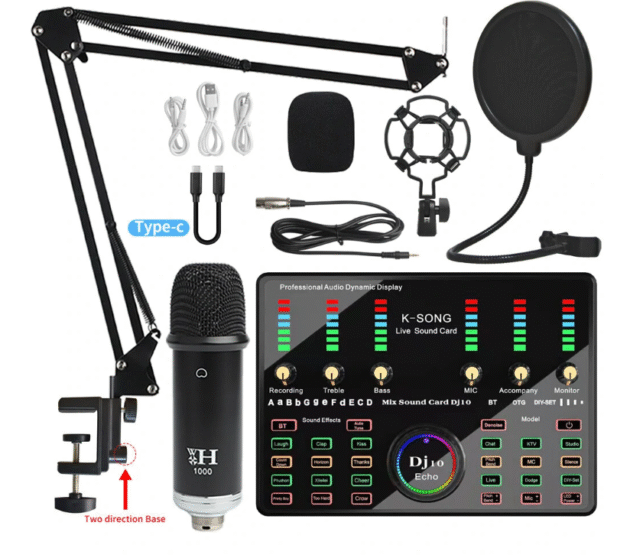 Microphone Sound Recording Microphone Kit Image 1