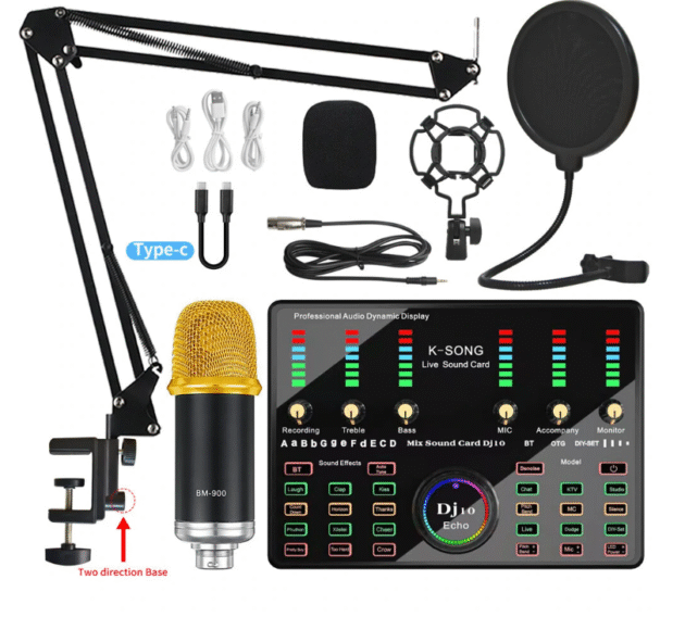 Microphone Sound Recording Microphone Kit Image 3