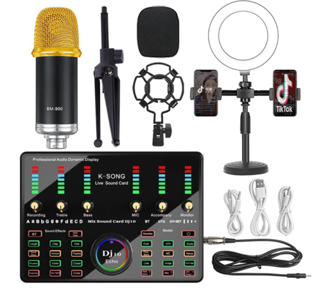 Microphone Sound Recording Microphone Kit Image 4