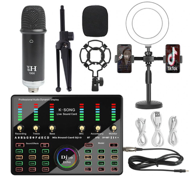 Microphone Sound Recording Microphone Kit Image 5