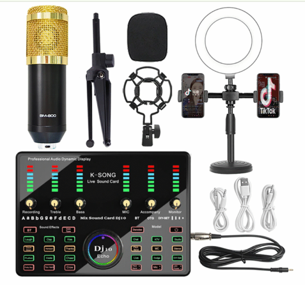 Microphone Sound Recording Microphone Kit Image 6