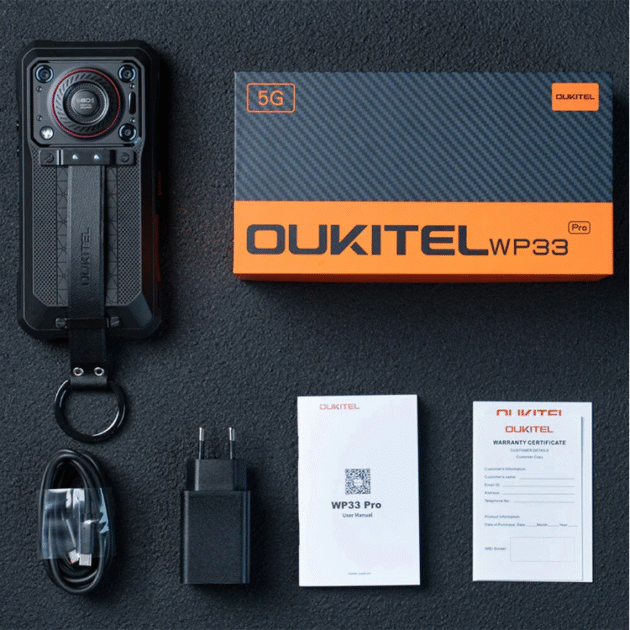Oukitel WP33 Pro 5G Loud Speaker 24GB 256GB 64M Camera Phone 10