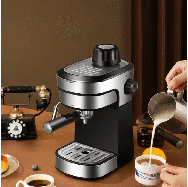 ZZUOM Coffee Machine Small Size Italian Semi Automatic Image 2