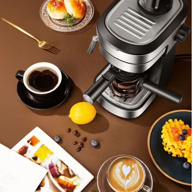 ZZUOM Coffee Machine Small Size Italian Semi Automatic Image 3