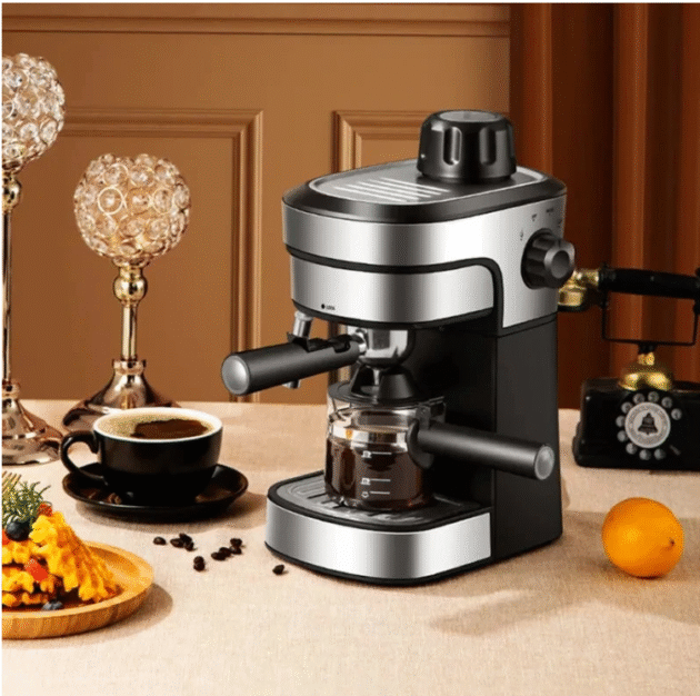 ZZUOM Coffee Machine Small Size Italian Semi Automatic Image 4