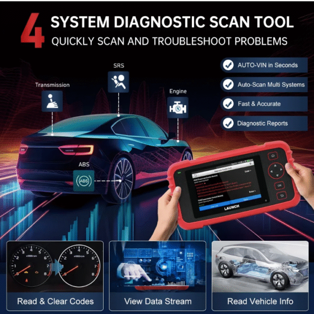 LAUNCH CRP123X V2.0 Car OBD2 Diagnostic Tools OBD Image 3