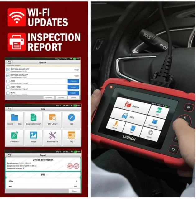 LAUNCH CRP123X V2.0 Car OBD2 Diagnostic Tools OBD II Scanner Engine - ABS Airbag SRS AT Code Reader Free Update Automotive Tools - Image 10